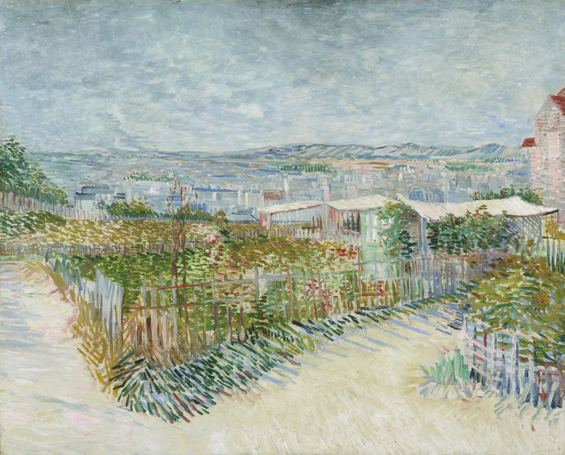 Montmartre: bakom Moulin de la Galette - Vincent van Gogh