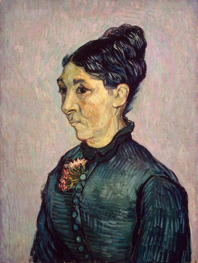Porträtt av Madame Trabuc - Vincent van Gogh