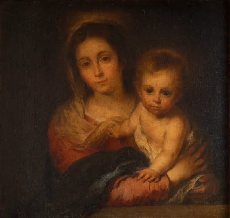 Madonna med servetten - Bartolomé Esteban Murillo