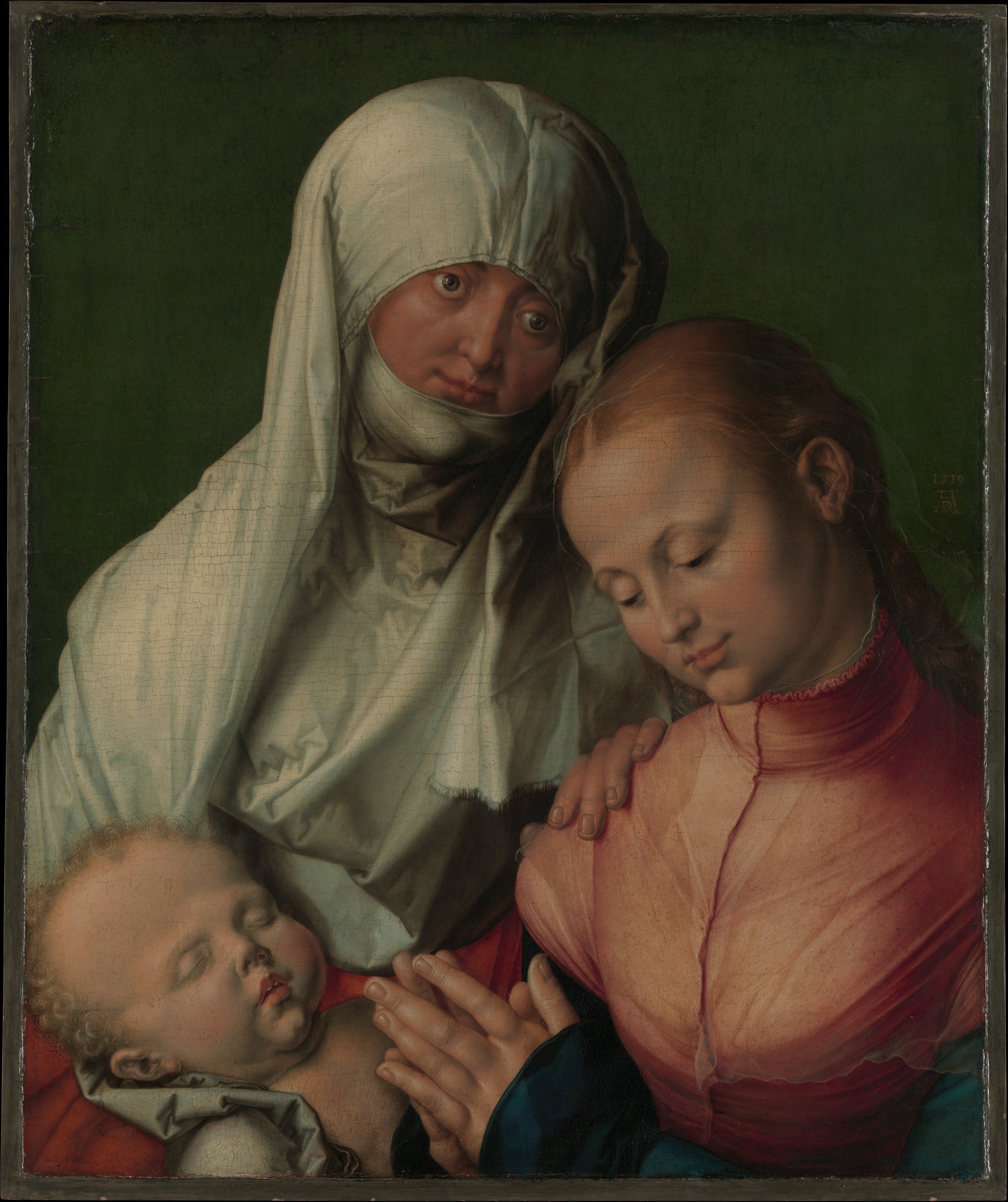 Jungfrun, Jesusbarnet och Heliga Anna - Albrecht Dürer