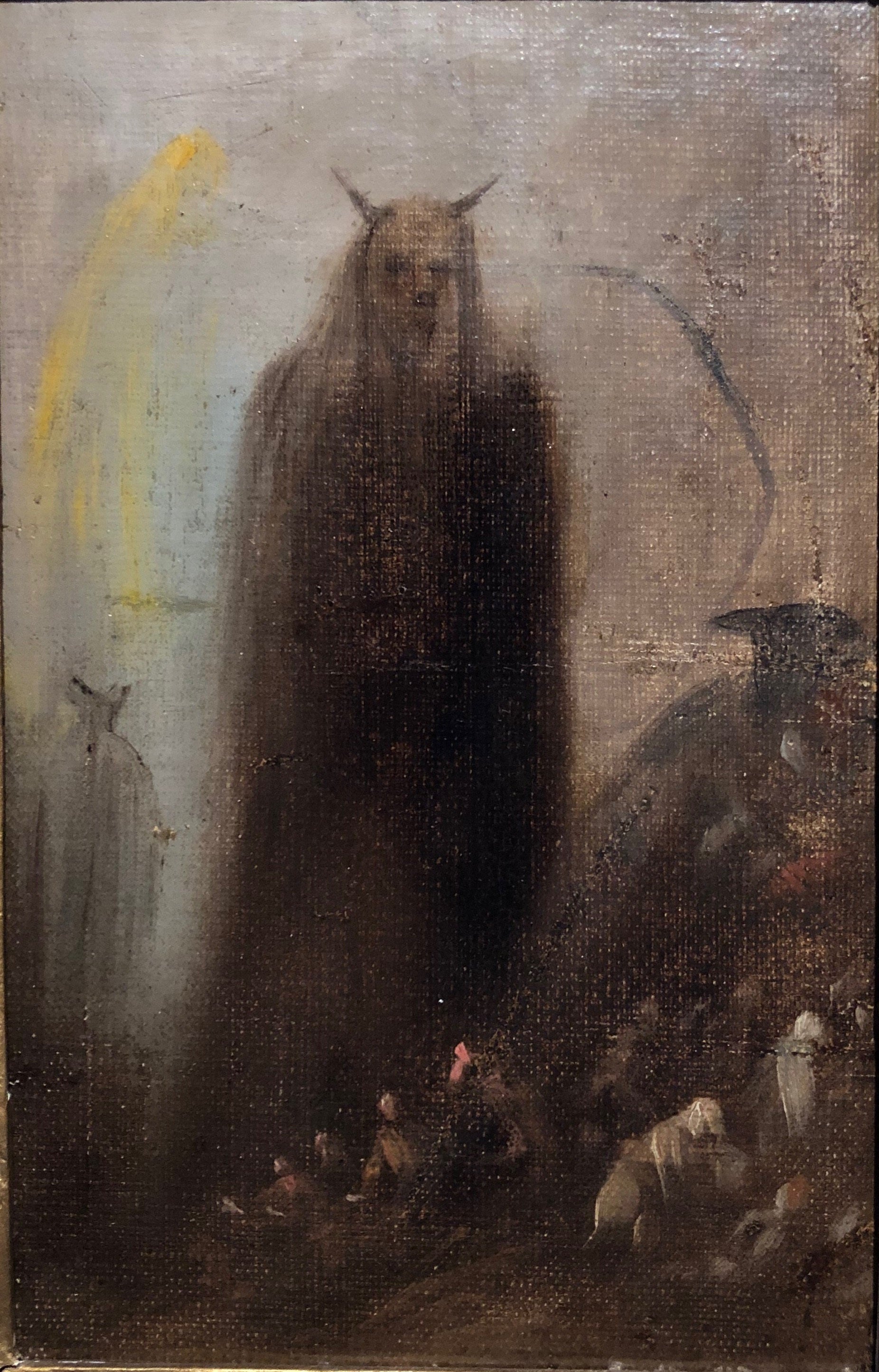 Reproduction du tableau « Vision fantastique - Francisco de Goya » par Alpha Reproduction en peinture à l’huile
