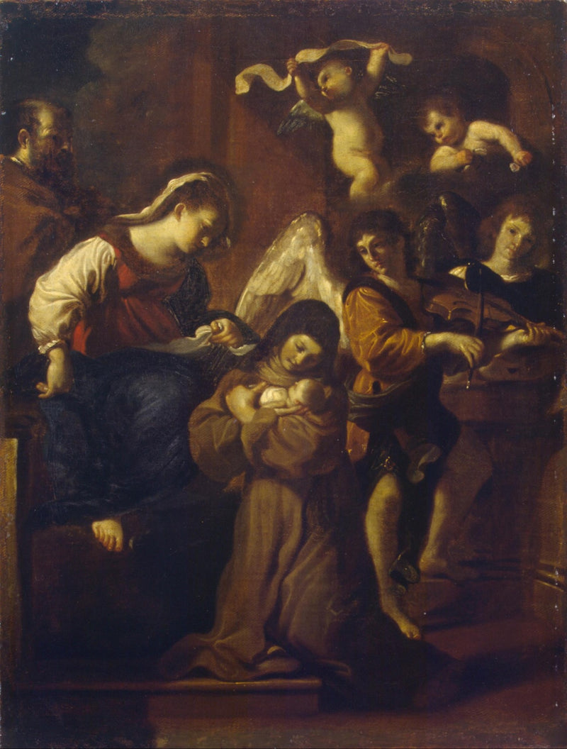Sainte Claire-vision - Guercino