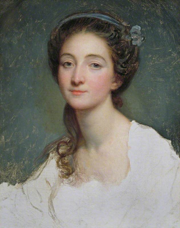 Porträtt av en dam, kallad Sophie Arnould (1744-1802) - Jean-Baptiste Greuze