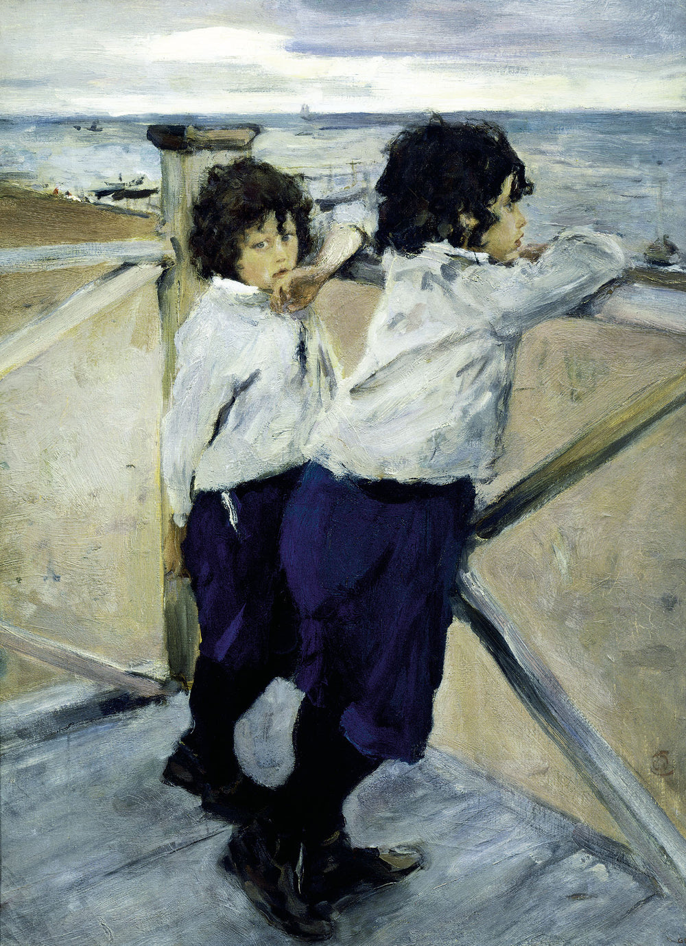 Enfants. Sacha et Yura Serov - Valentin Serov