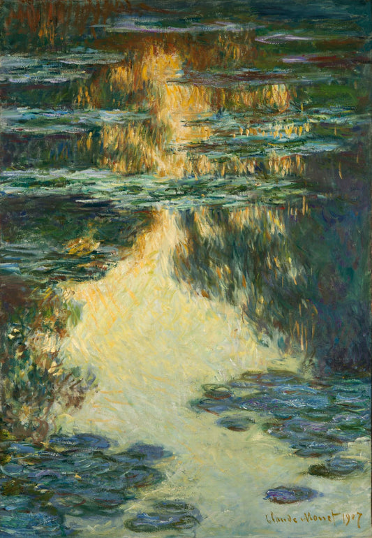 ☀️ Nymphéas – Gyllene reflektioner (1907)