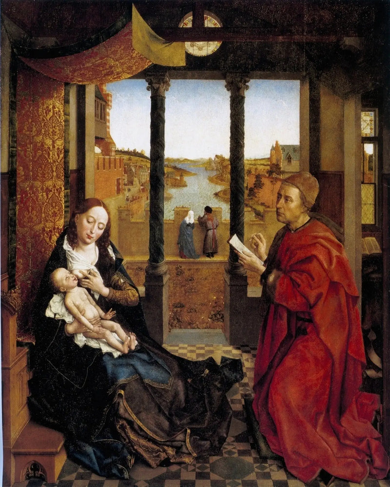 Saint Luc tecknar Jungfrun - Rogier van der Weyden