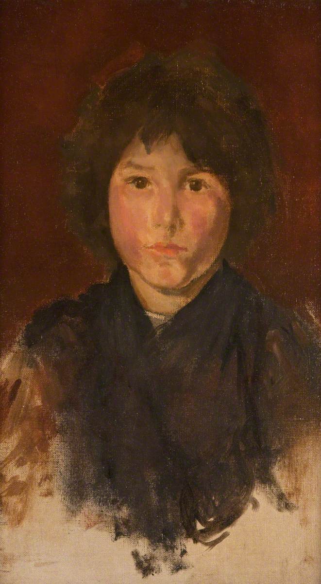 Reproduction du tableau « Un enfant corse - James Abbott McNeill Whistler » par Alpha Reproduction en peinture à l’huile