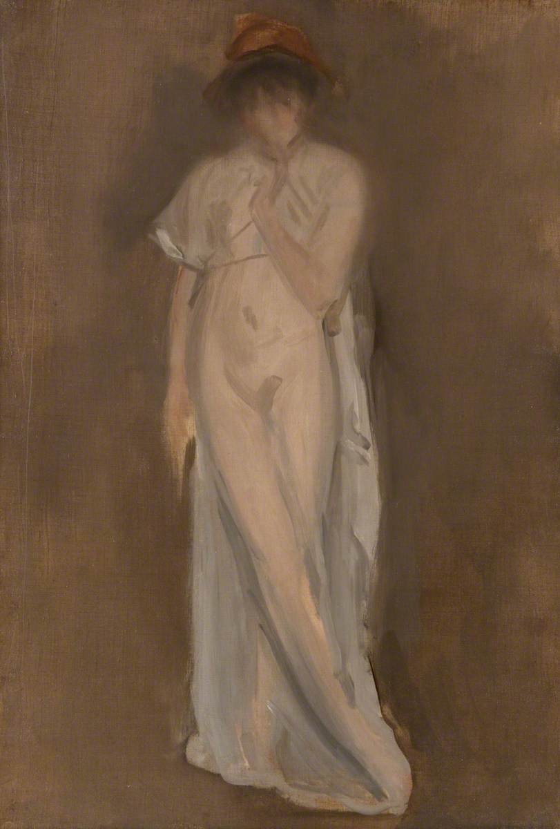 Reproduction du tableau « Le Petit Chaperon Rouge - James Abbott McNeill Whistler » par Alpha Reproduction en peinture à l’huile