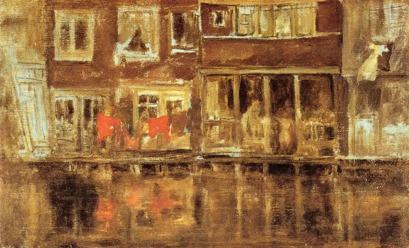 Amsterdams kanal - James Abbott McNeill Whistler
