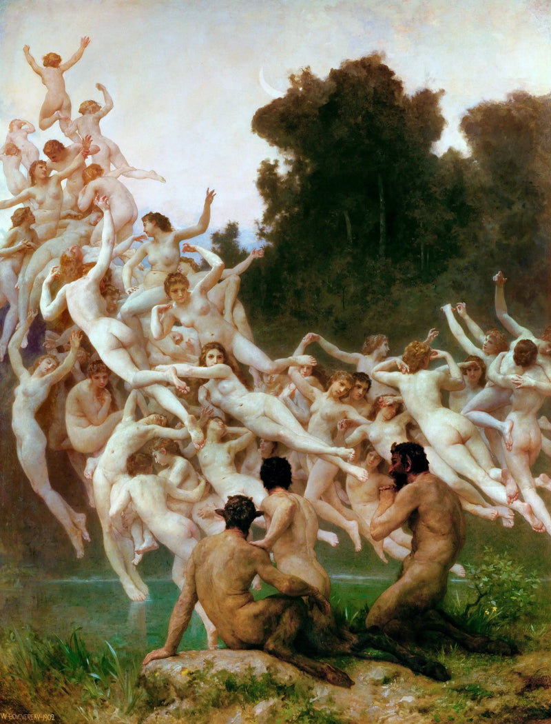 Oréaderna - Bouguereau