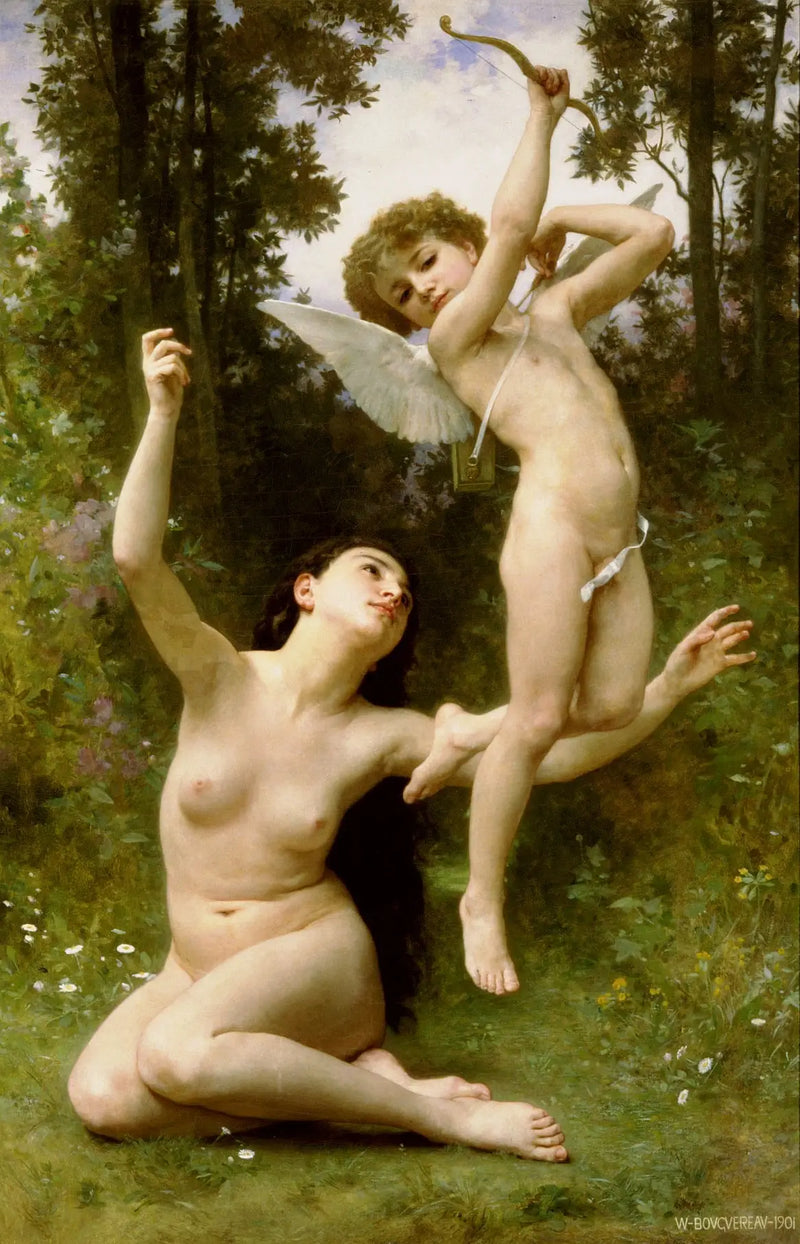 Kärleken flyger bort - Bouguereau
