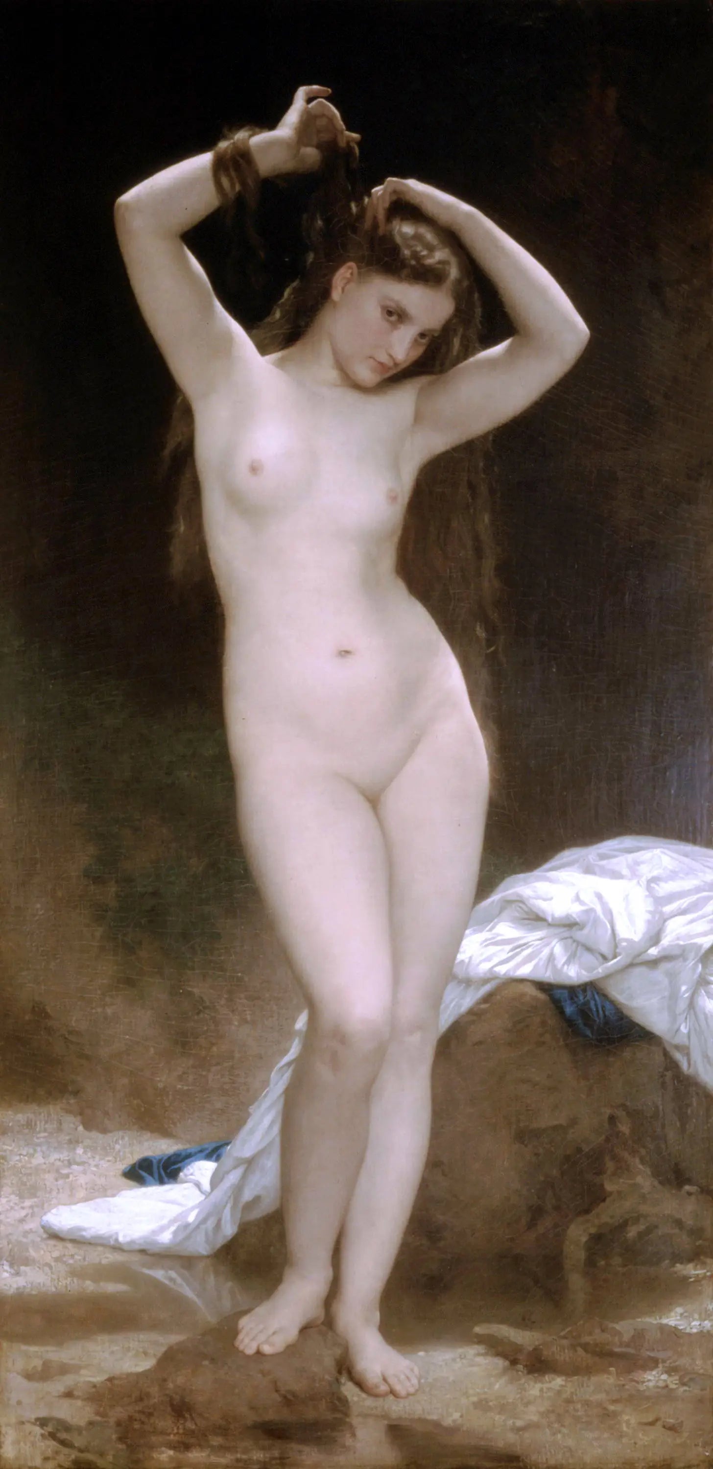 Reproduction du tableau « Baigneuse - Bouguereau » par Alpha Reproduction en peinture à l’huile