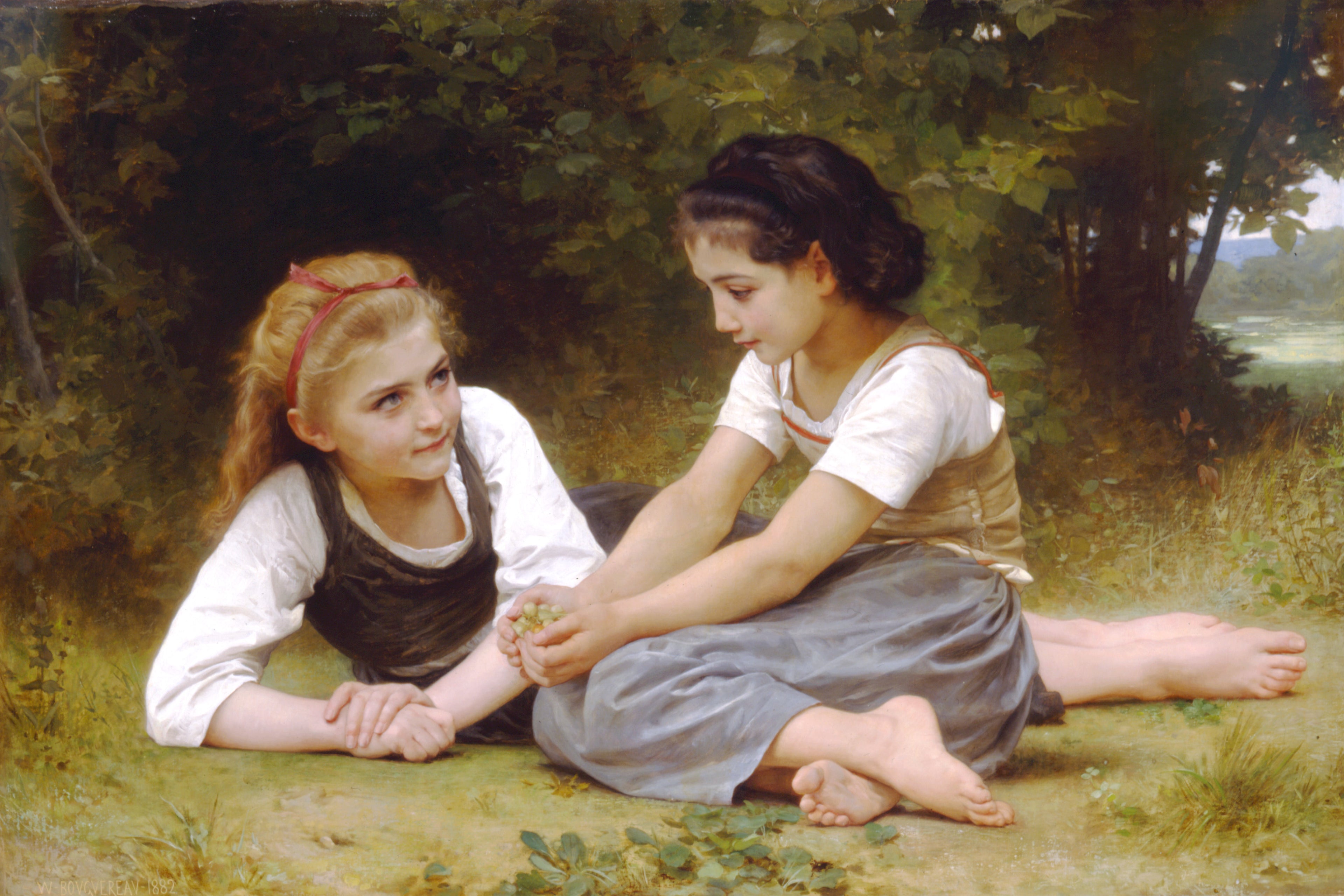 Hasselnötterna - Bouguereau