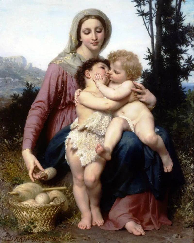 Den heliga familjen - Bouguereau