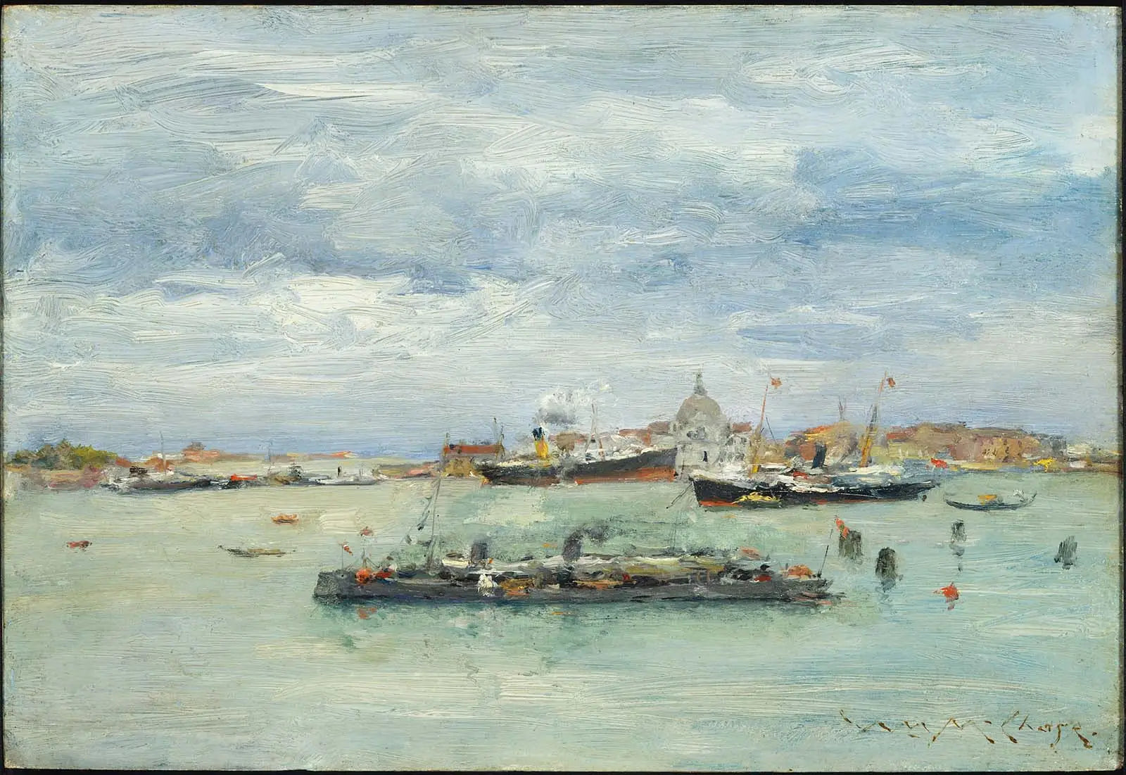 Journée grise sur le lagon - William Merritt Chase - Alpha Reproduction