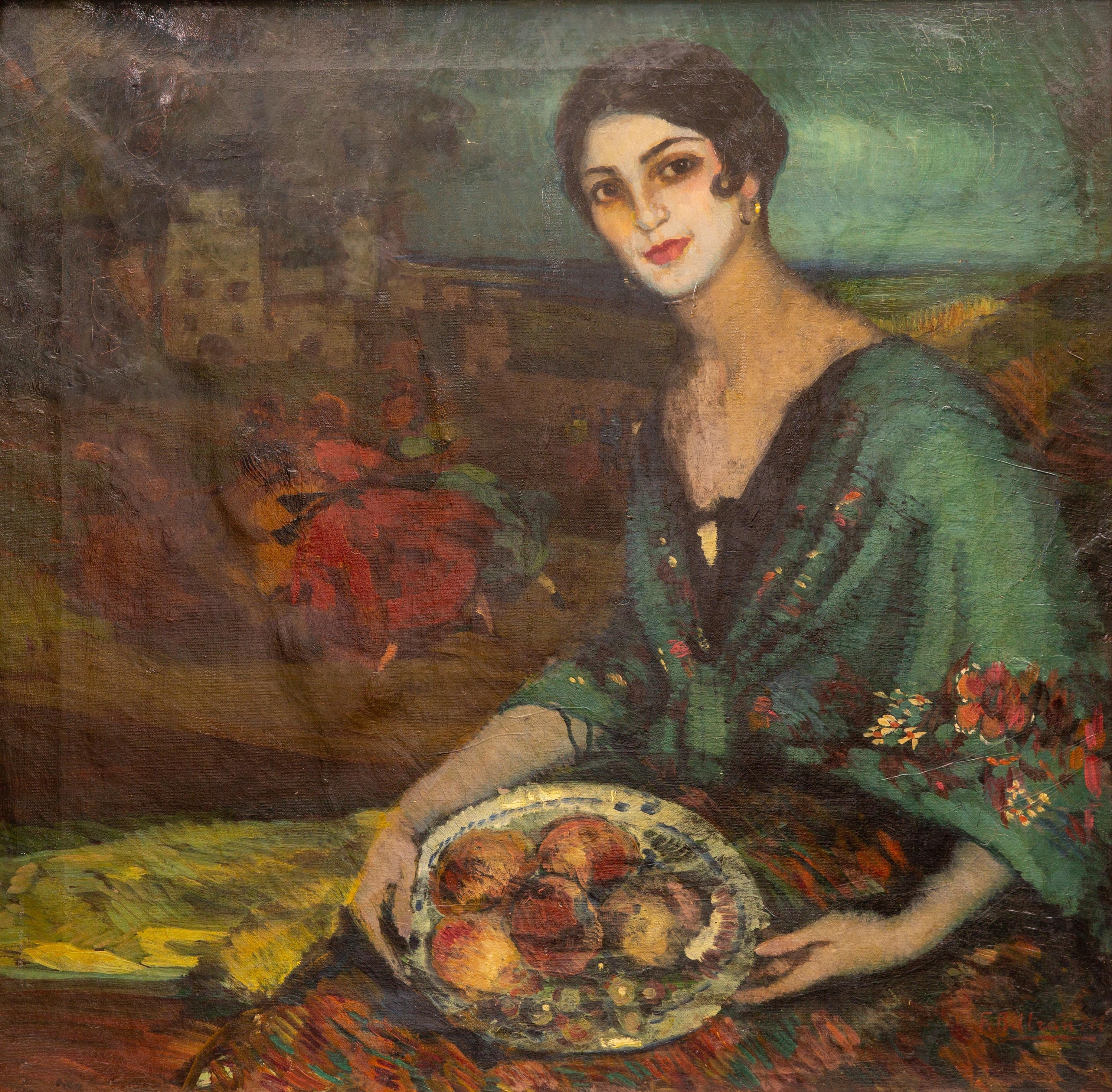 Femme en bleu - Federico Beltrán Masses