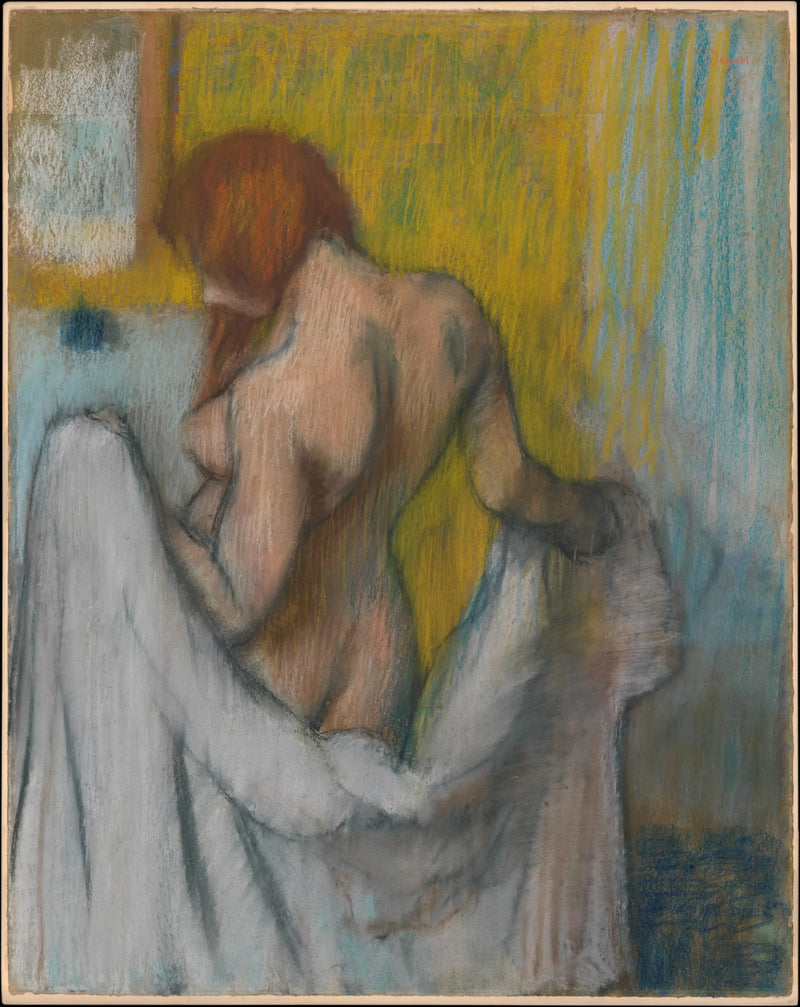 Kvinna med en handduk - Edgar Degas