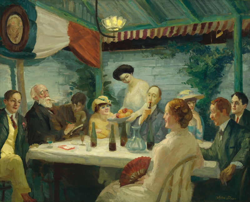 Yeats hos Petitpas - John Sloan
