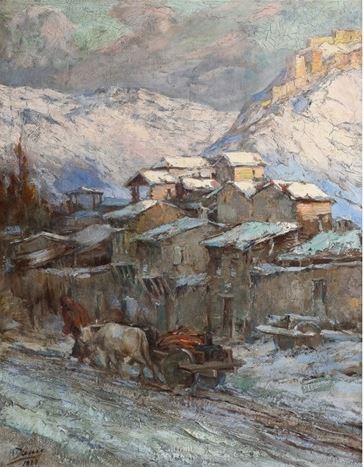 La Forteresse — Sami Yetik, vers 1915, huile sur toile