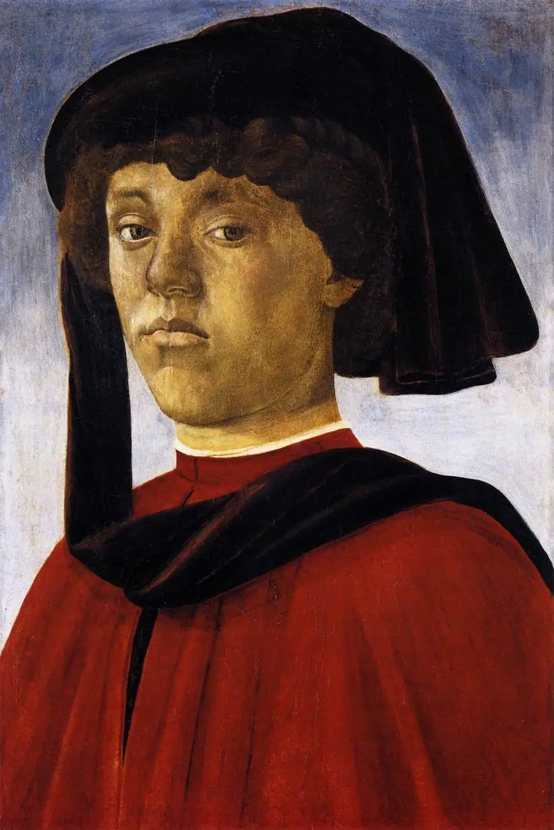 Porträtt av en ung man - Sandro Botticelli