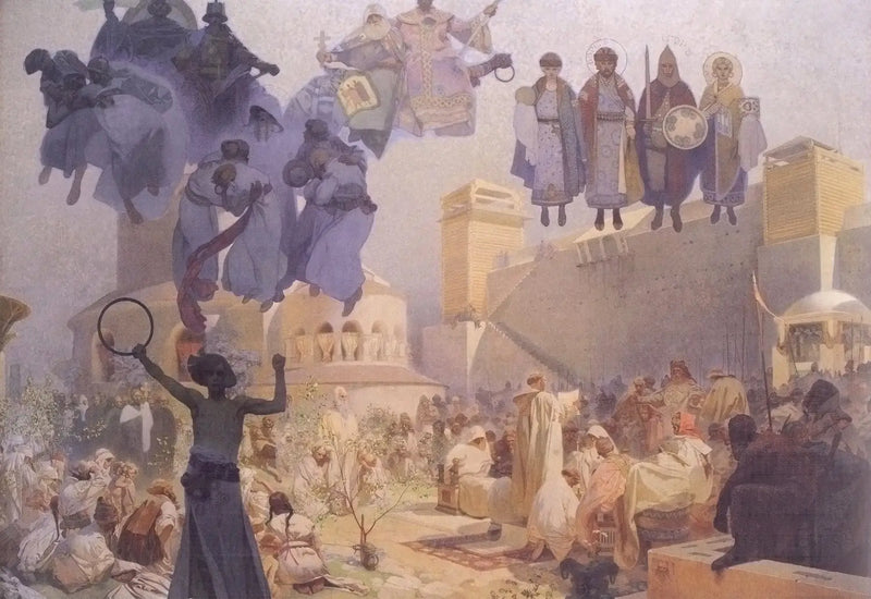 Introduktion till den slaviska liturgin - Alphonse Mucha