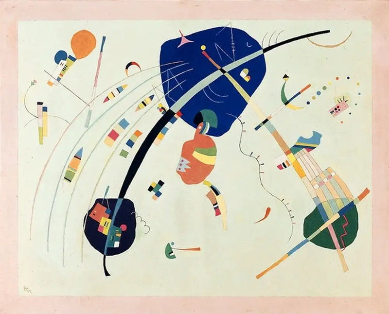 Mot blått - Vassily Kandinsky
