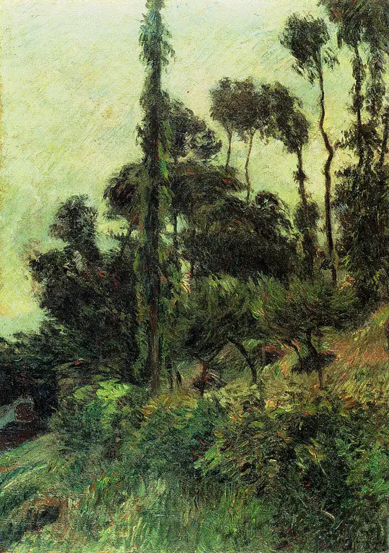 På sluttningen av kullen - Paul Gauguin