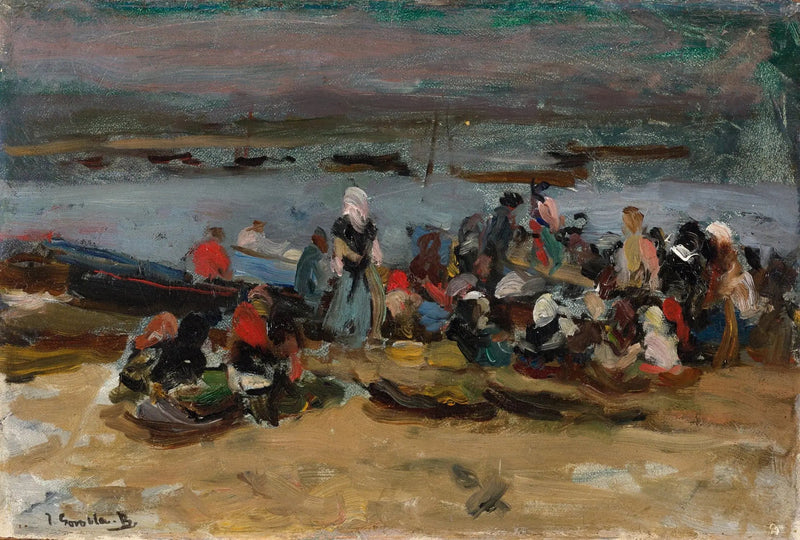 Vid estuaren, Asturien - Joaquín Sorolla