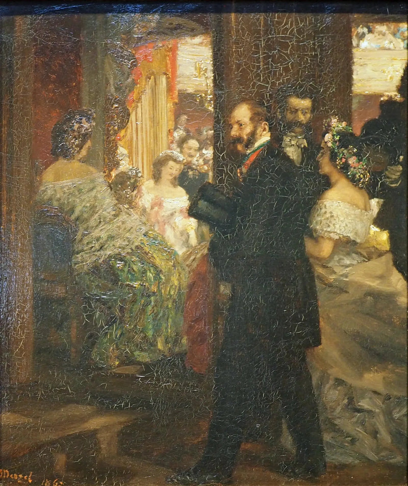 På Operan - Adolph von Menzel