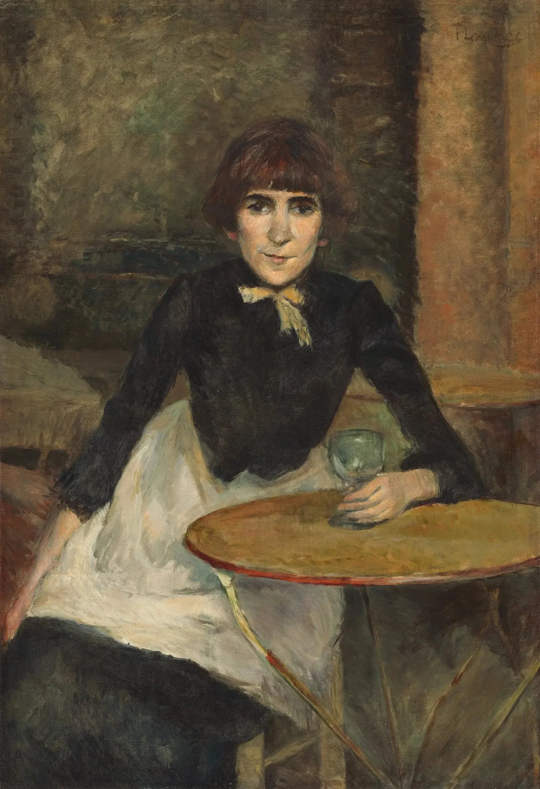 Vid Bastiljen (Jeanne Wenz) - Henri de Toulouse-Lautrec
