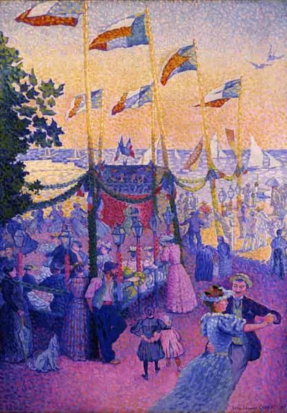 På marknaden - Henri-Edmond Cross