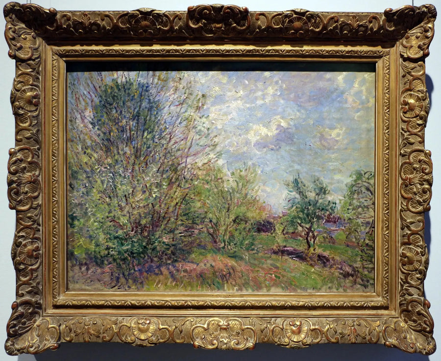 Vid skogsbrynet / Landskap. Vår - Alfred Sisley