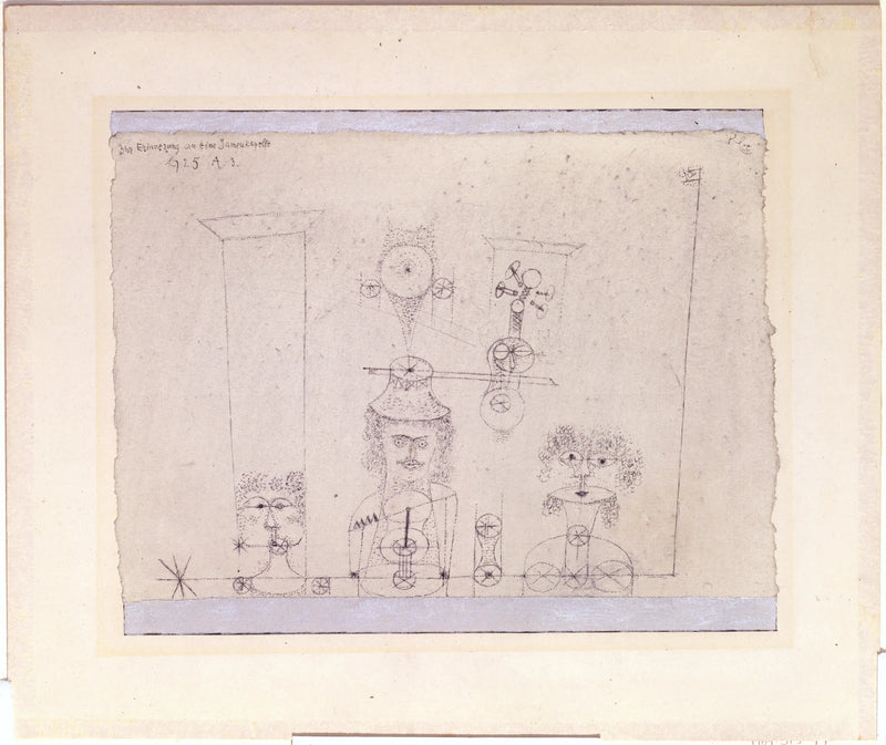 Till minne av en helt kvinnlig grupp - Paul Klee