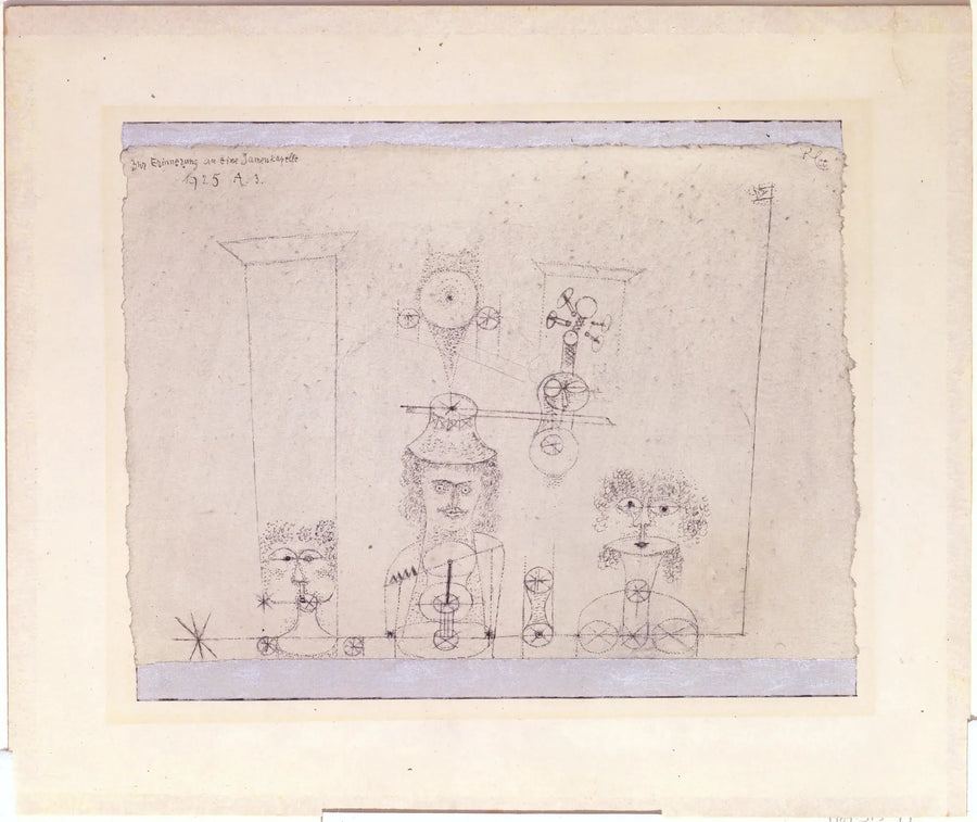 Till minne av en helt kvinnlig grupp - Paul Klee
