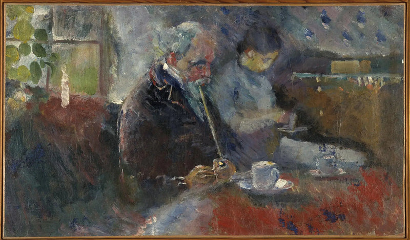 Vid kaffebordet - Edvard Munch