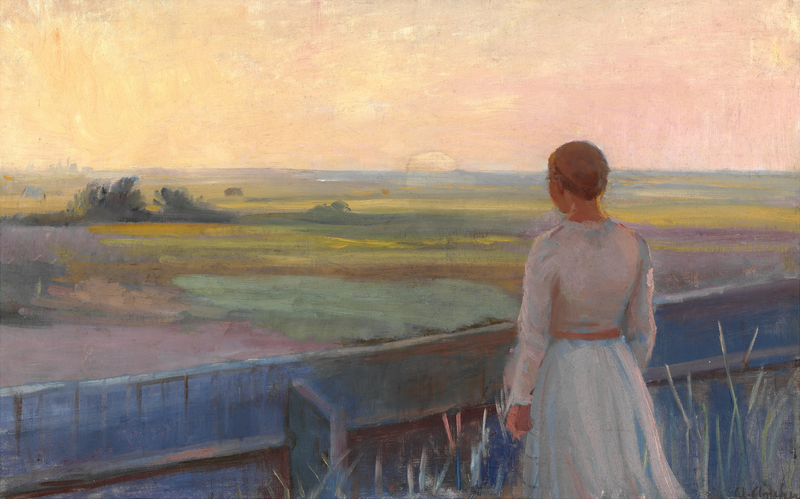 Vid kvällens början - Anna Ancher