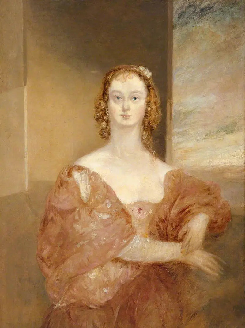 En dam i en Van Dyck-kostym - J. M. W. Turner