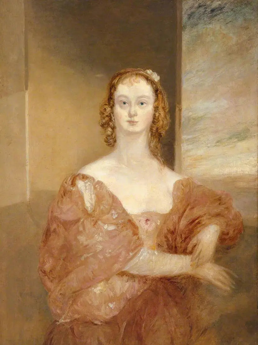 En dam i en Van Dyck-kostym - J. M. W. Turner