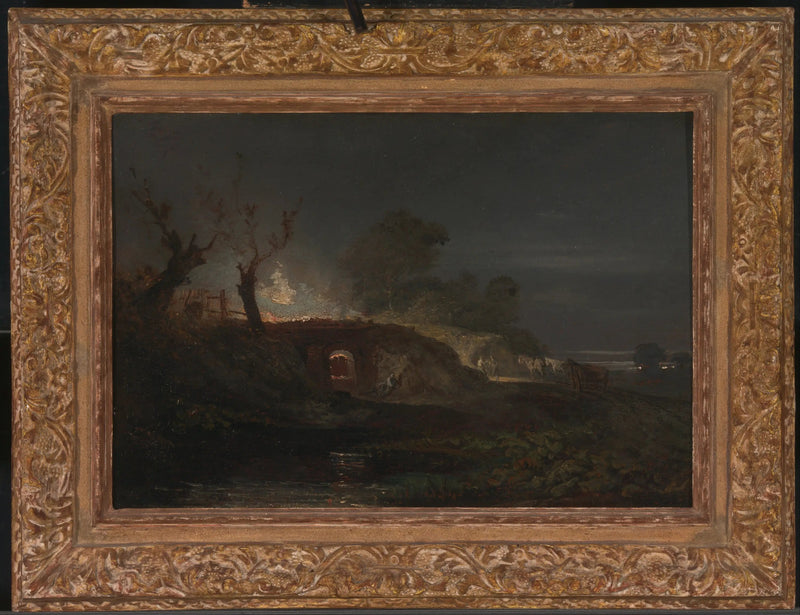 En kalkugn, möjligen vid Briton Ferry i södra Wales - J. M. W. Turner