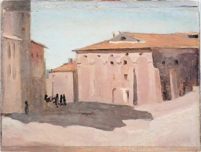 Vid Marino nära Rom - Jean-Baptiste Camille Corot
