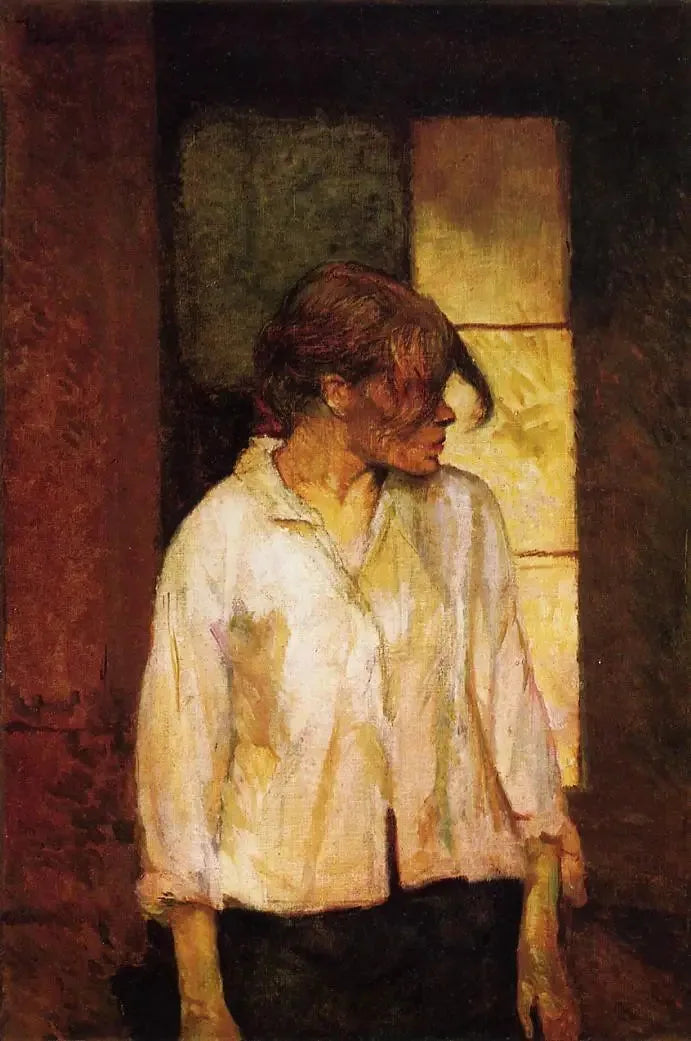 « À Montrouge » – Rosa La Rouge - Henri de Toulouse-Lautrec image 1 reproduction artisanale de tableau