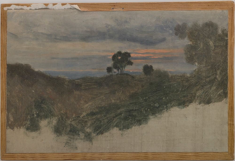 À Olevano près de Rome - Jean-Baptiste Camille Corot
