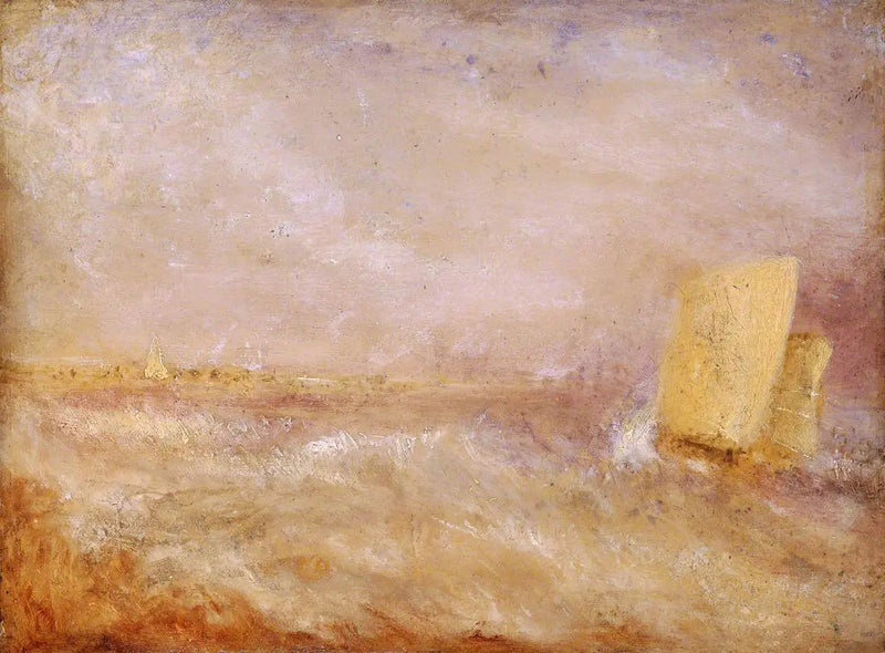 En segelbåt utanför Deal - J. M. W. Turner