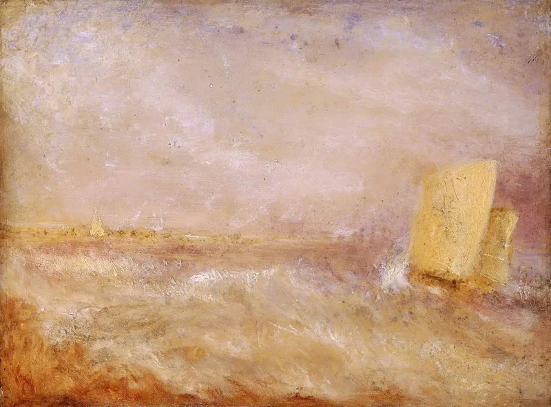 En segelbåt utanför Deal - J. M. W. Turner