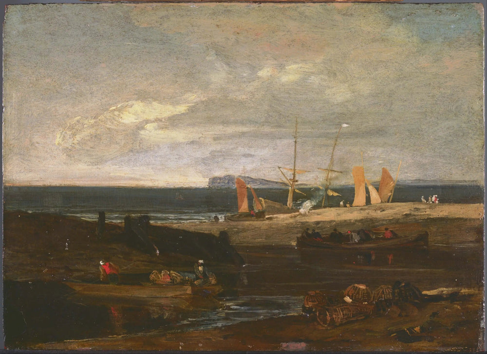 A Scene on the English Coast - J. M. W. Turner image 1 reproduction artisanale de tableau