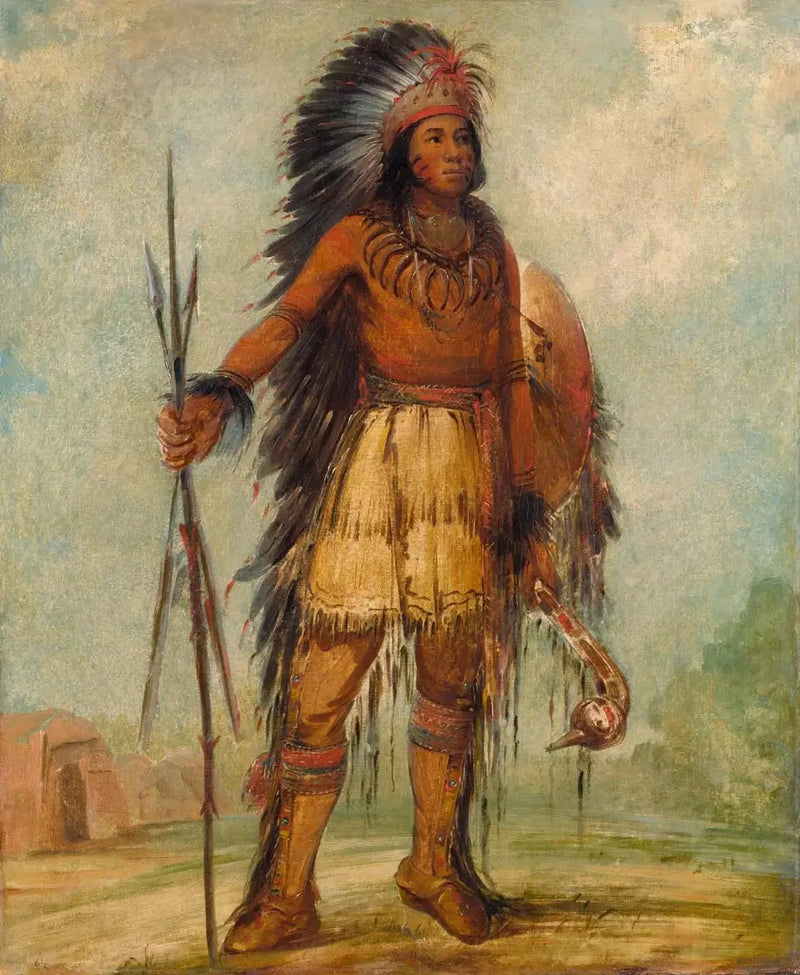 A-wun-ne-wa-be, åskans fågel - George Catlin