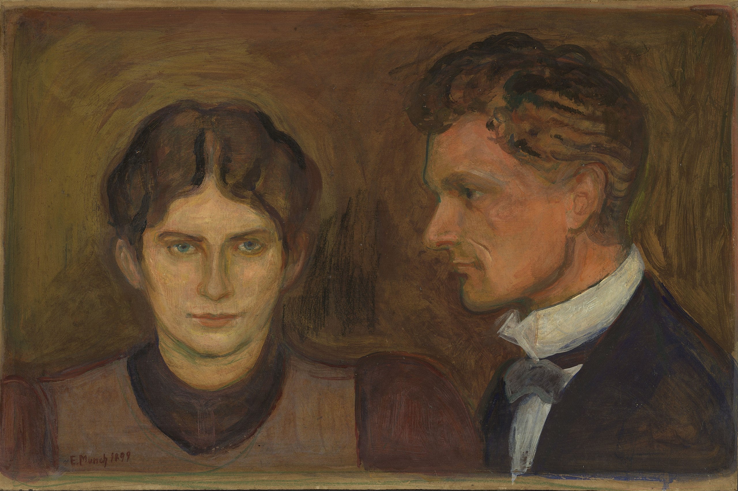 Aase och Harald Nørregaard - Edvard Munch