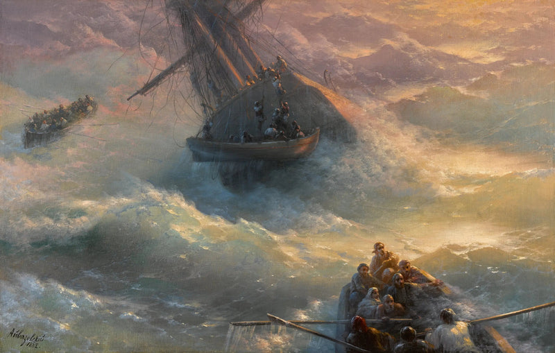 Fartygets övergivande - Ivan Aïvazovski