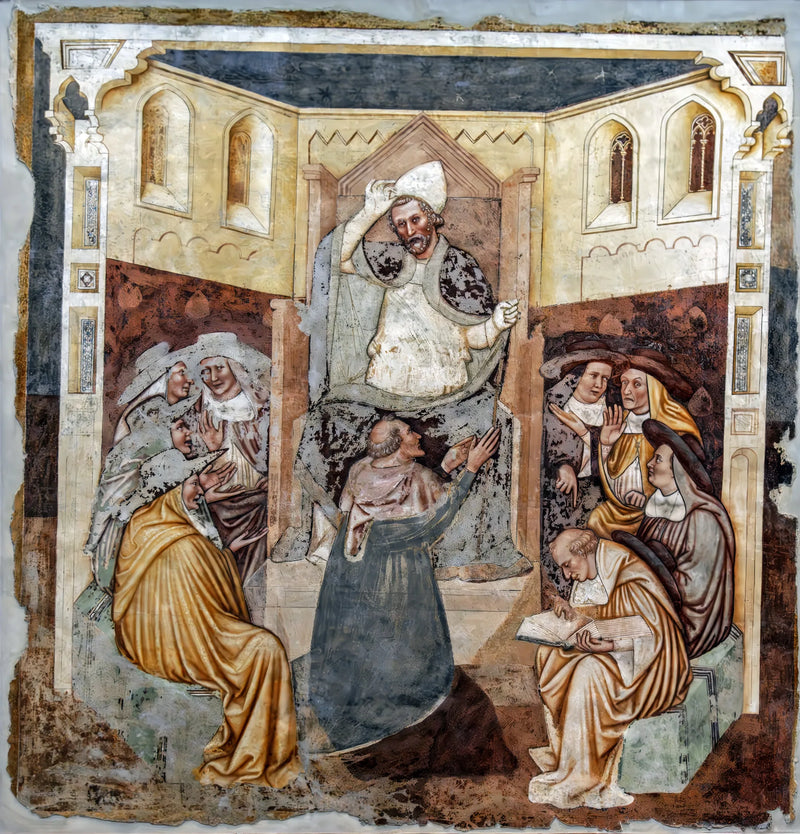 Påvens abdikation (Heliga Ursula-berättelser) - Tomaso da Modena