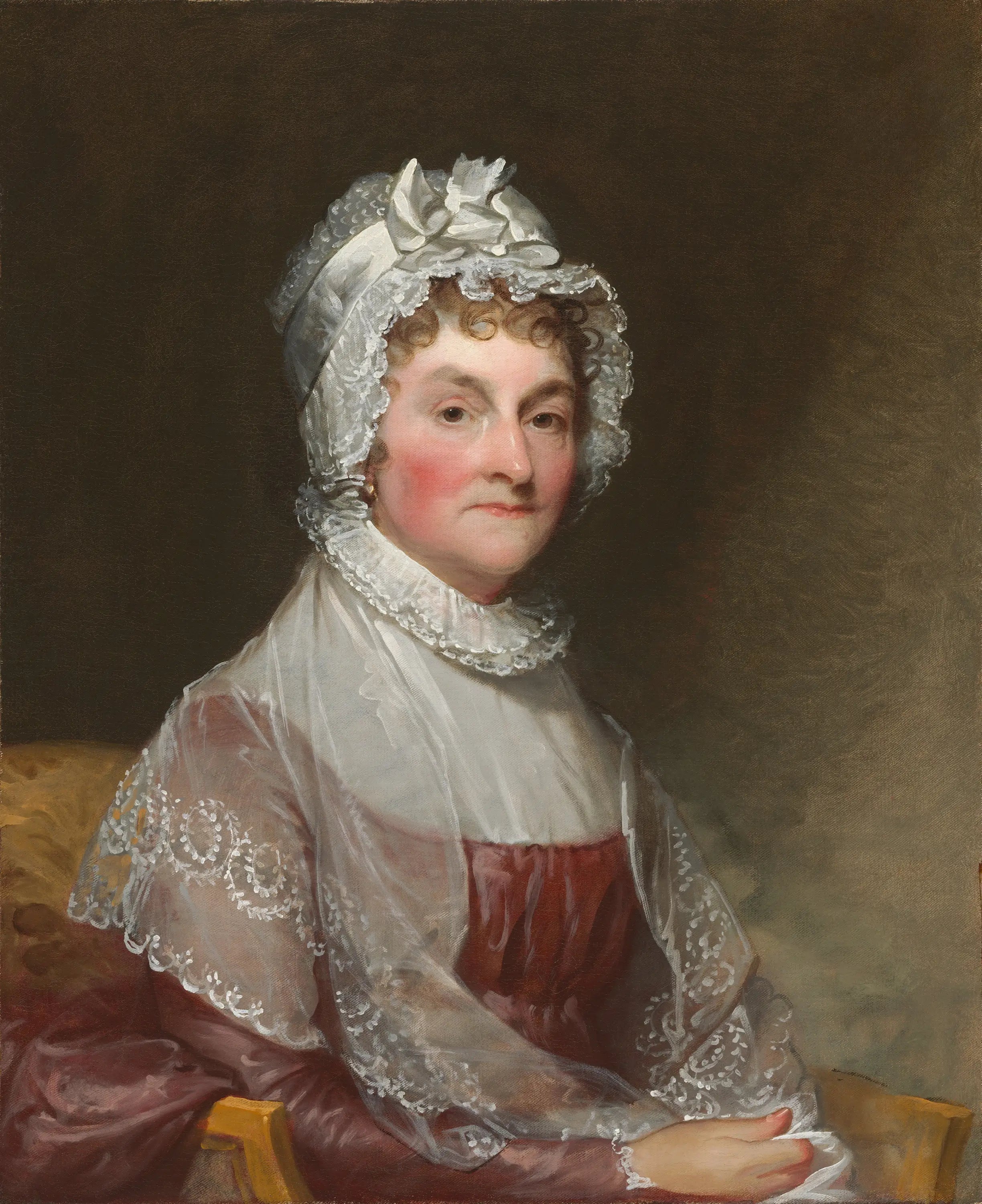 Abigail Smith Adams (Mme John Adams) - Gilbert Stuart - Alpha Reproduction